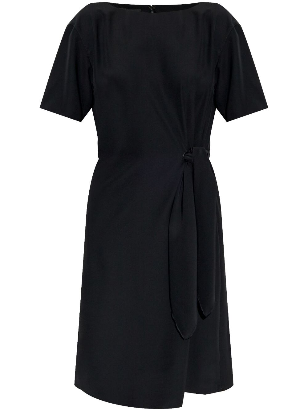 Emporio Armani midi dress with waist knot Emporio Armani 