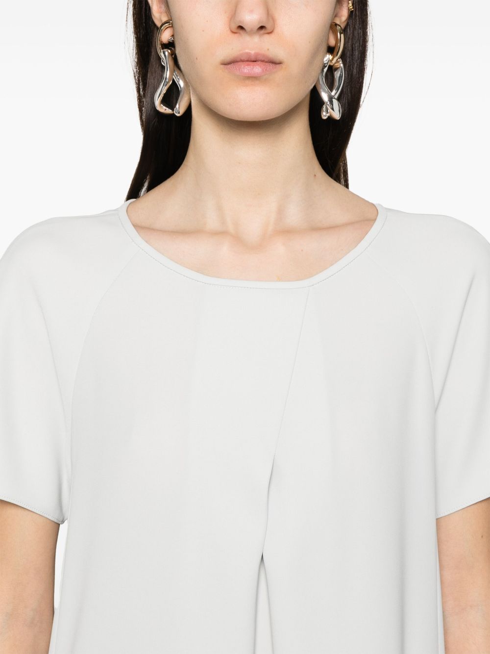 Emporio Armani crew-neck mini dress Emporio Armani 