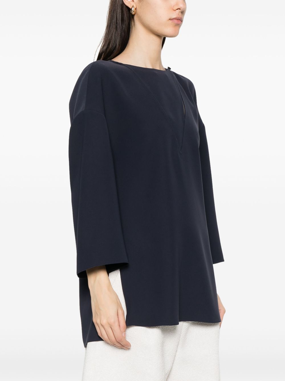 Emporio Armani cady blouse Emporio Armani