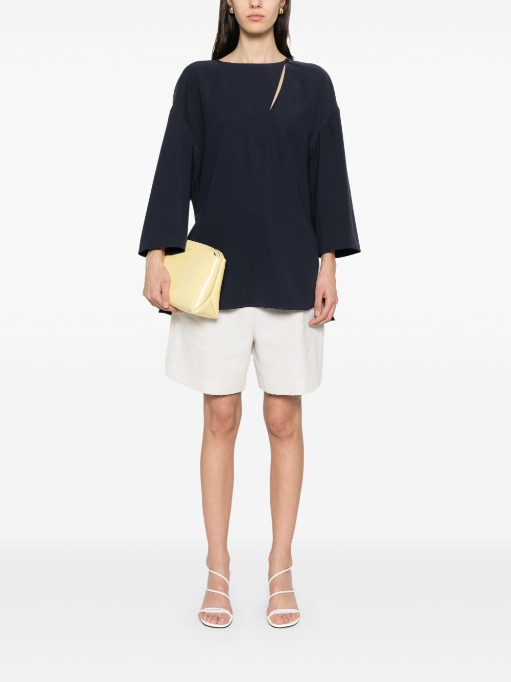 Emporio Armani cady blouse Emporio Armani