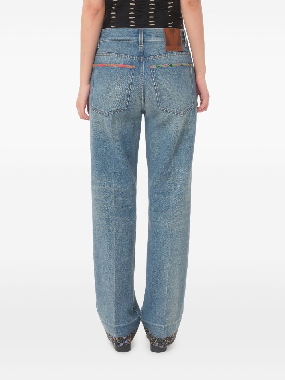 Valentino Denim Boyfriend Jeans Valentino