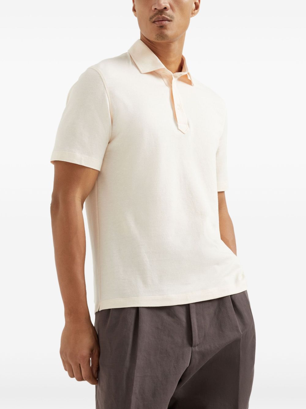Brunello Cucinelli T-shirts and Polos Orange Brunello Cucinelli