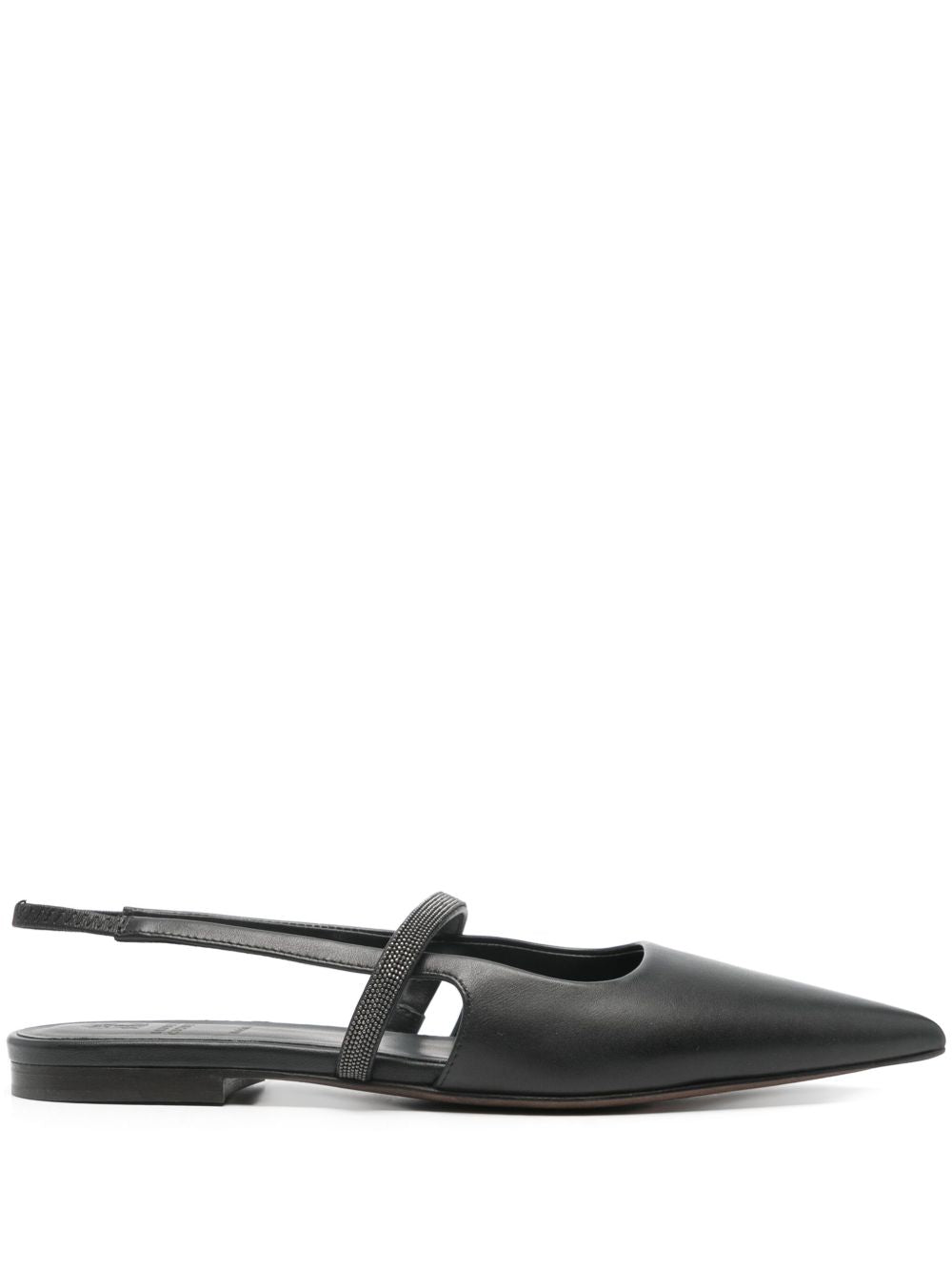 Brunello Cucinelli Monili-chain ballerina shoes Brunello Cucinelli