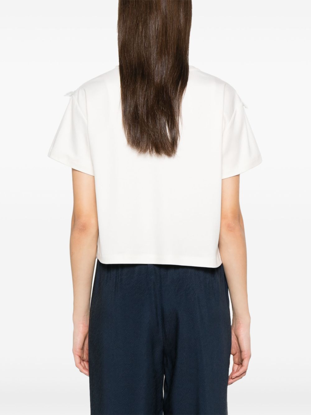 Emporio Armani T-shirt with fringes Emporio Armani