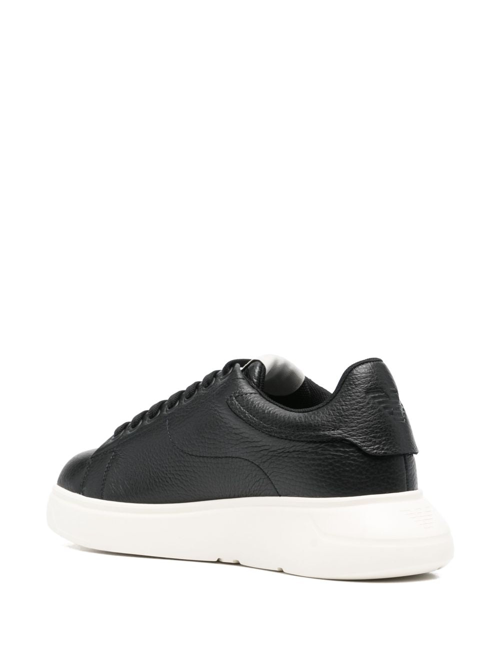 EMPORIO ARMANI EXCLUSIVE Emporio Armani Tumbled leather sneakers EMPORIO ARMANI EXCLUSIVE 