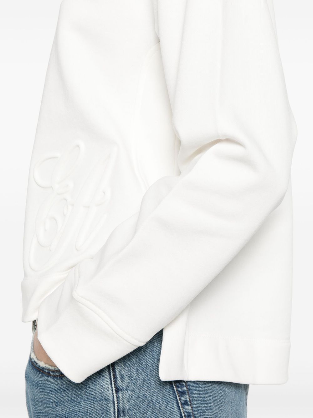 Emporio Armani logo embroidered sweatshirt Emporio Armani