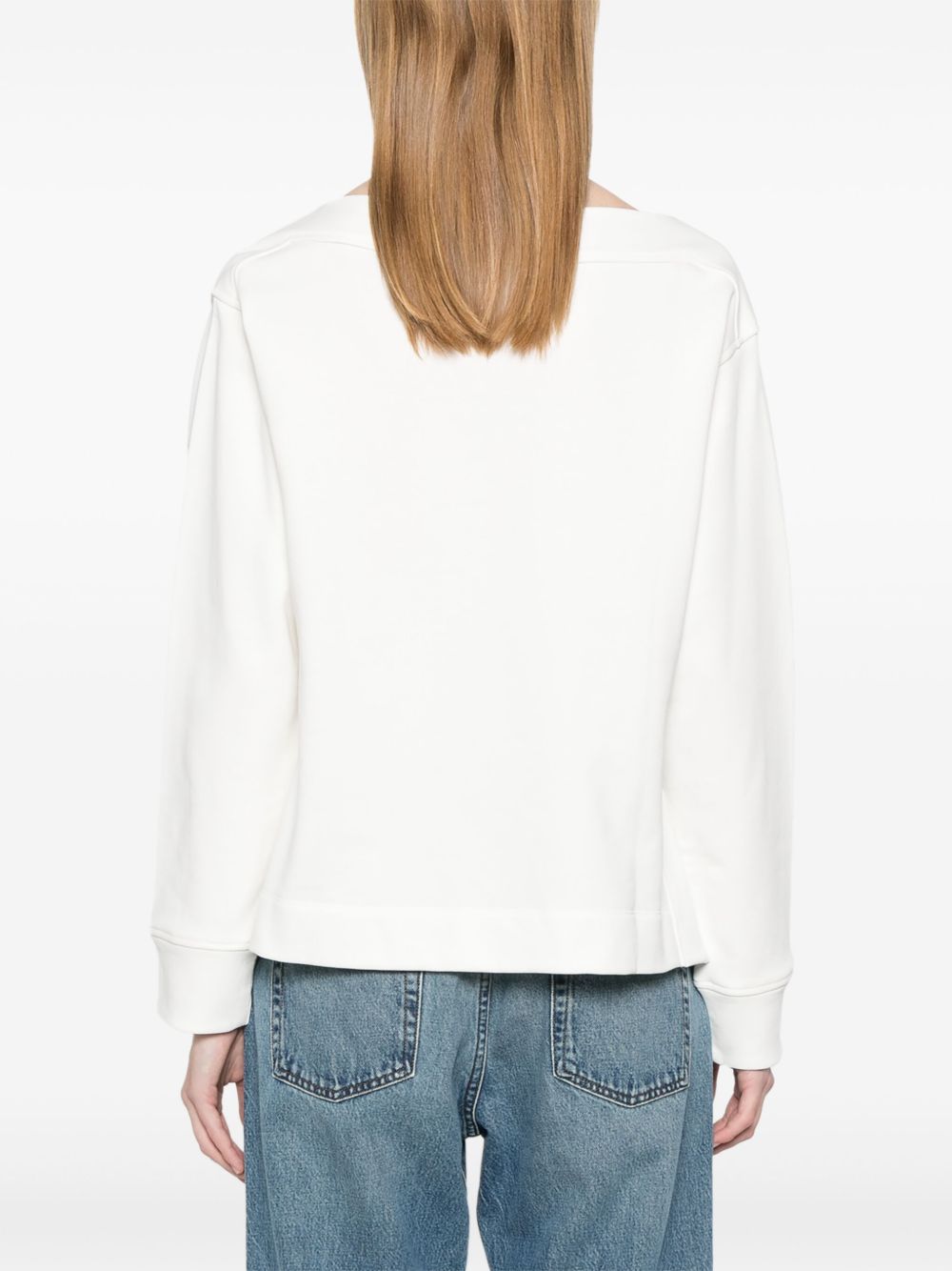 Emporio Armani logo embroidered sweatshirt Emporio Armani