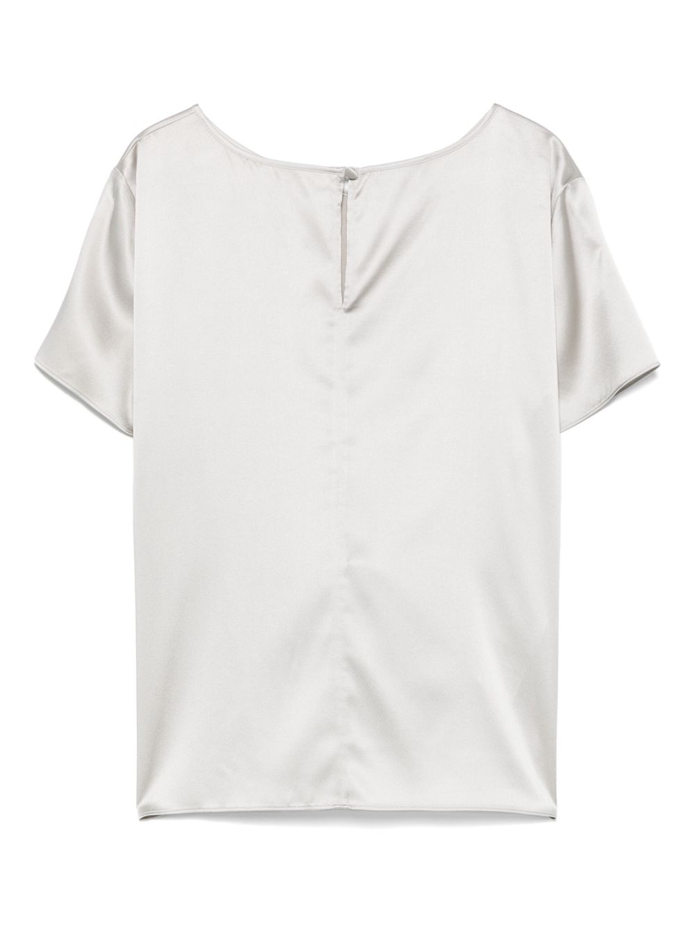 Emporio Armani crewneck silk top Emporio Armani