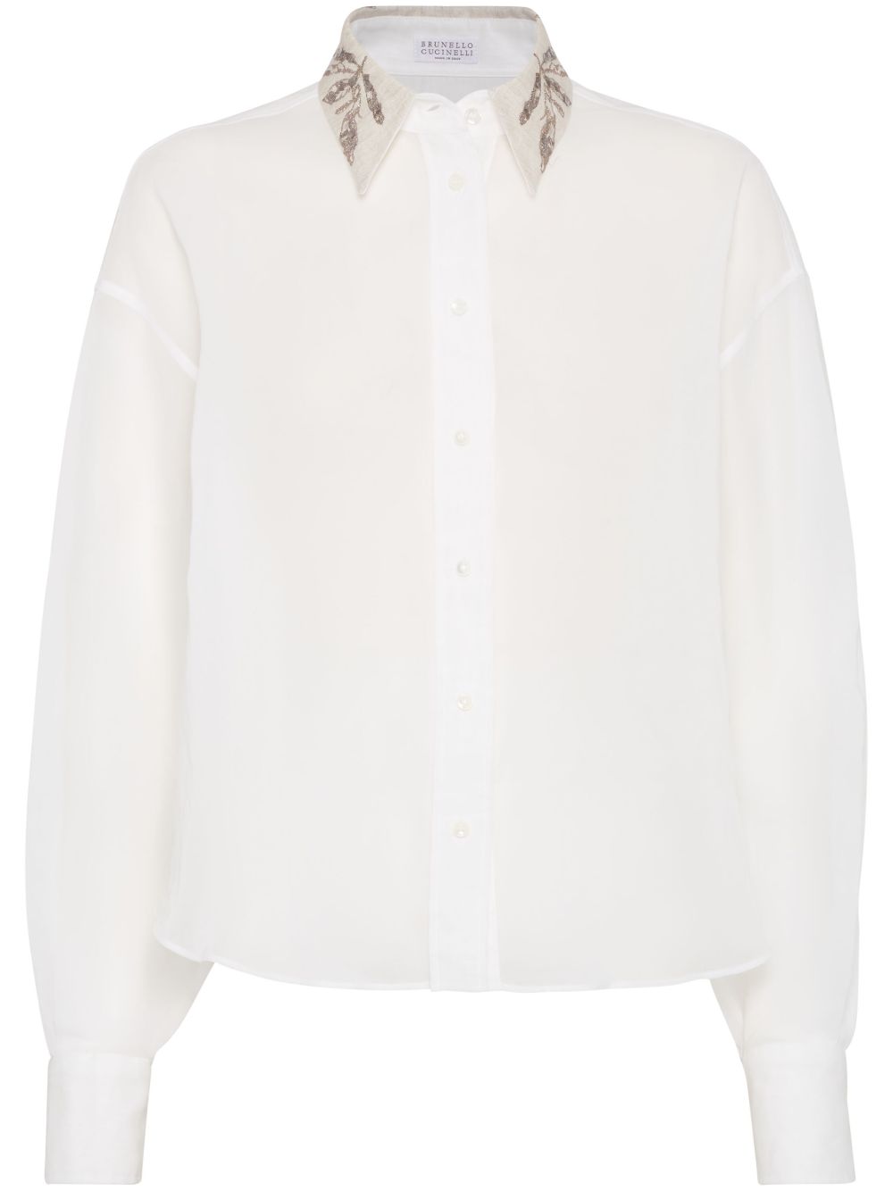 Brunello Cucinelli Shirts White Brunello Cucinelli