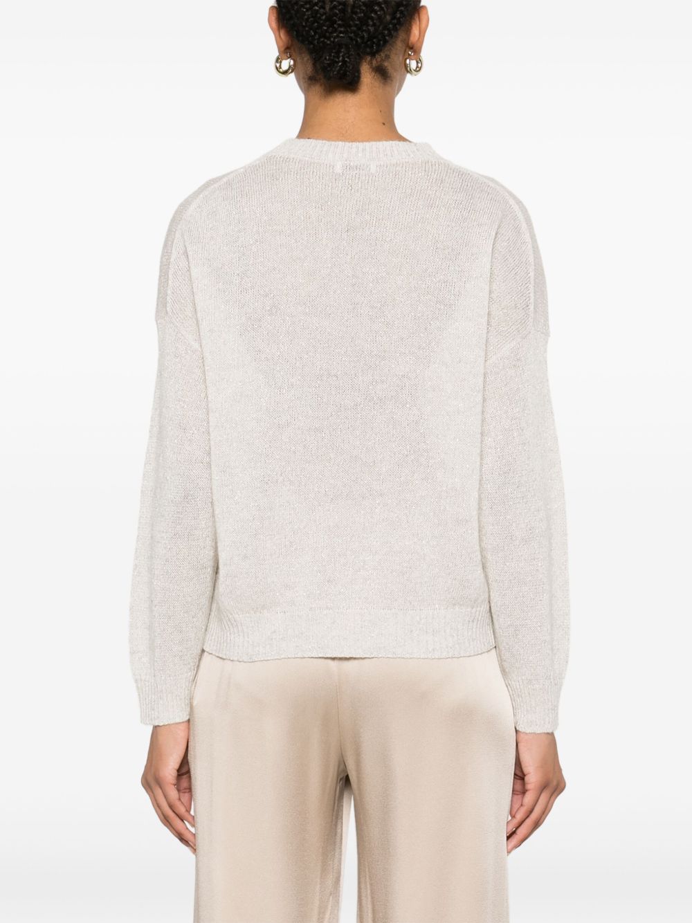 Brunello Cucinelli Sweaters Light Grey Brunello Cucinelli