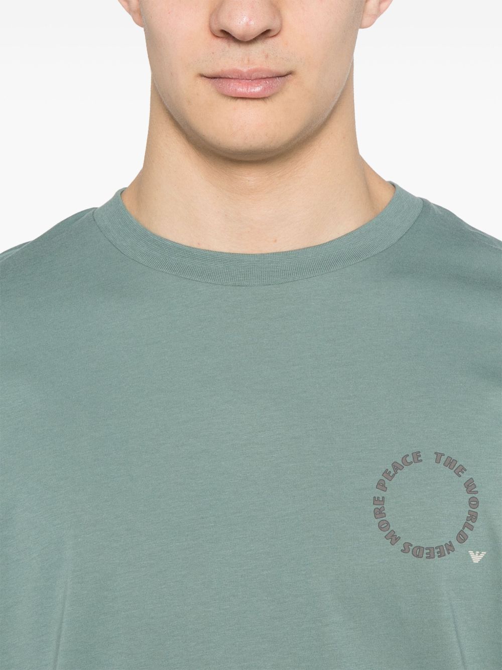 Emporio Armani T-shirts and Polos Green Emporio Armani 