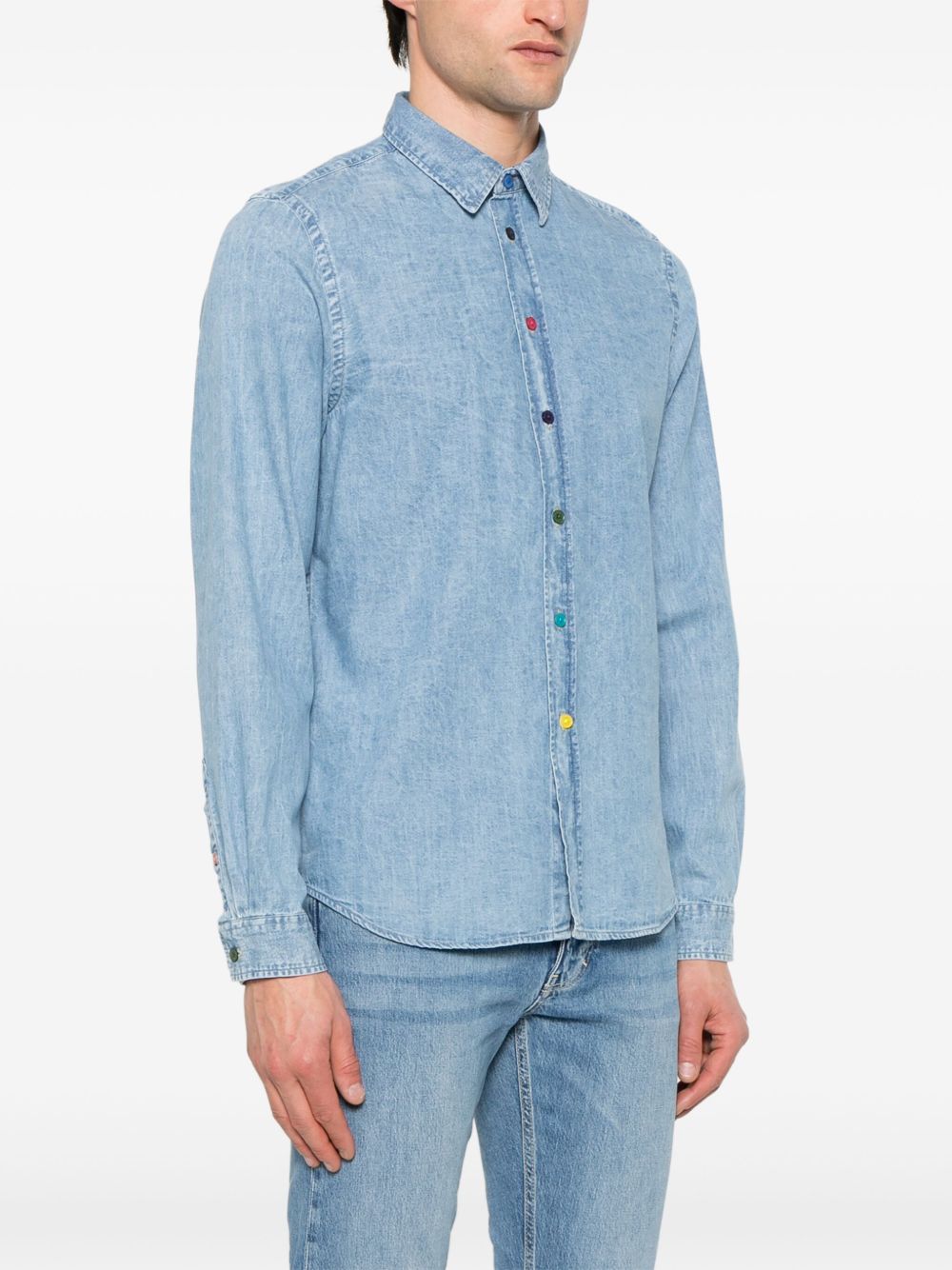 PS By Paul Smith Shirts Clear Blue PS By Paul Smith 