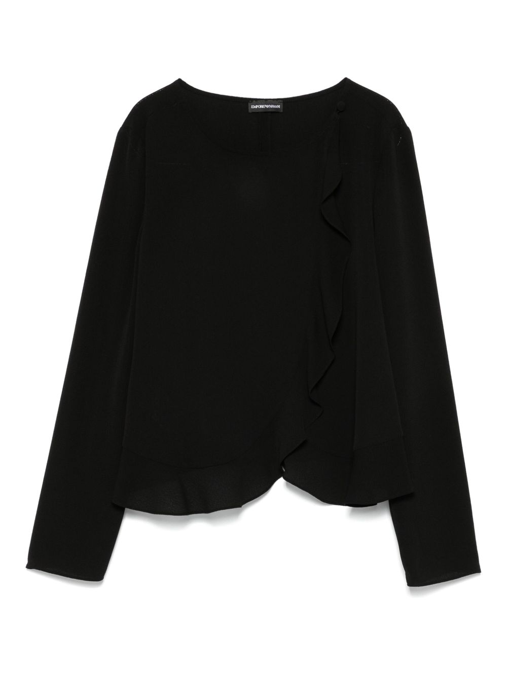 Emporio Armani fluid ruffled shirt jacket Emporio Armani 