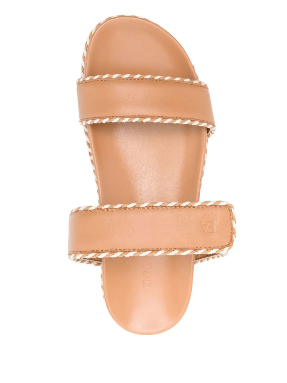 EMPORIO ARMANI EXCLUSIVE Emporio Armani Sandals with nappa strap and two-tone profiles EMPORIO ARMANI EXCLUSIVE