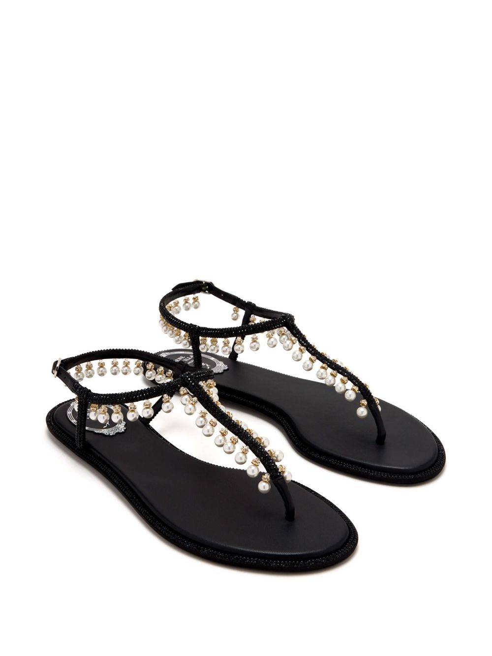 René Caovilla Rene' Caovilla Diana pearl sandals René Caovilla 