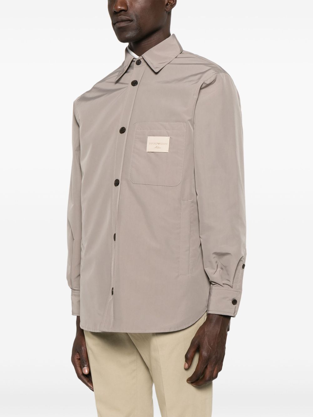 Emporio Armani Shirts Dove Grey Emporio Armani 