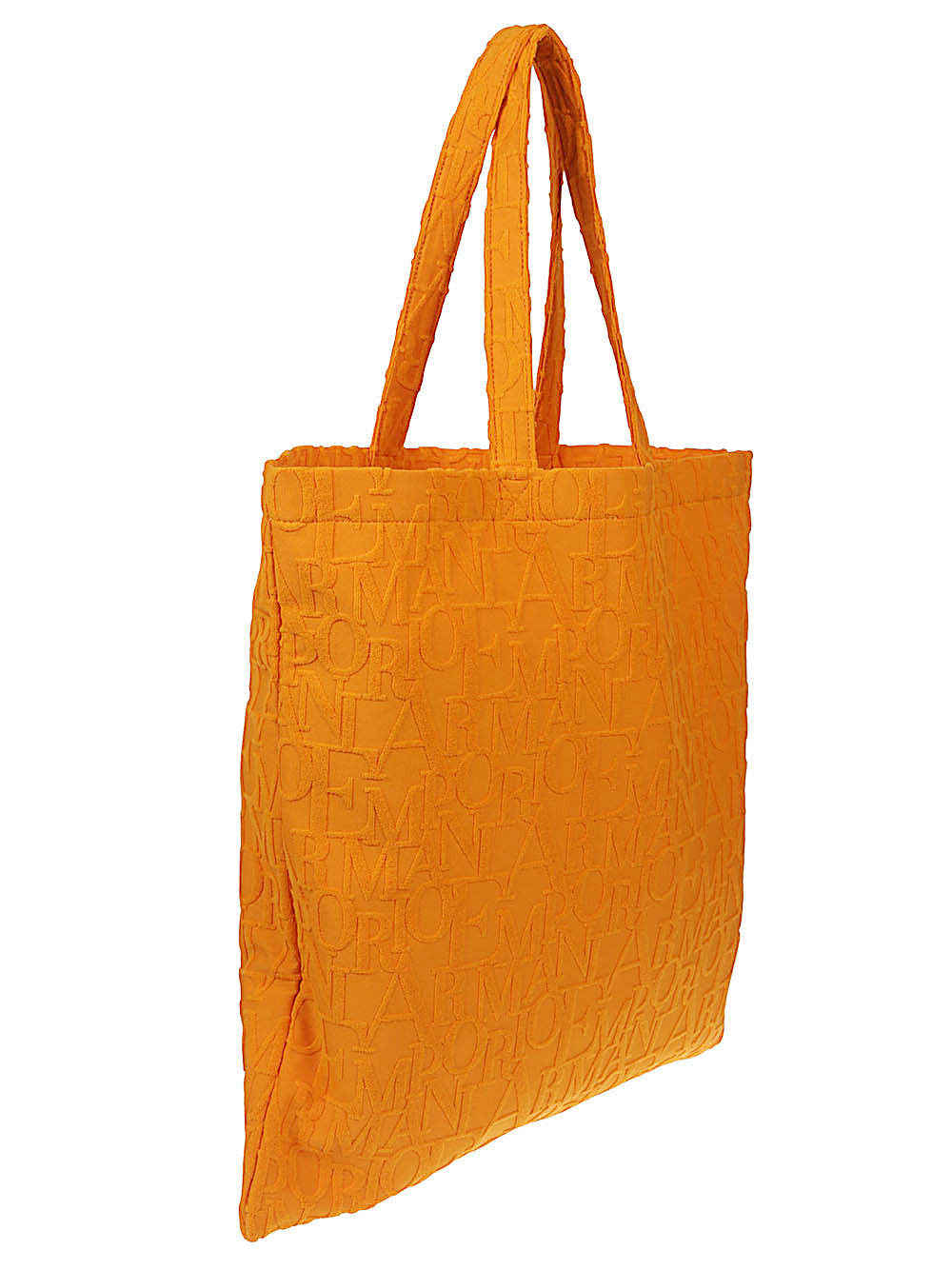 Emporio Armani Beachwear shopper in bold 3D ASV logo fabric Emporio Armani 