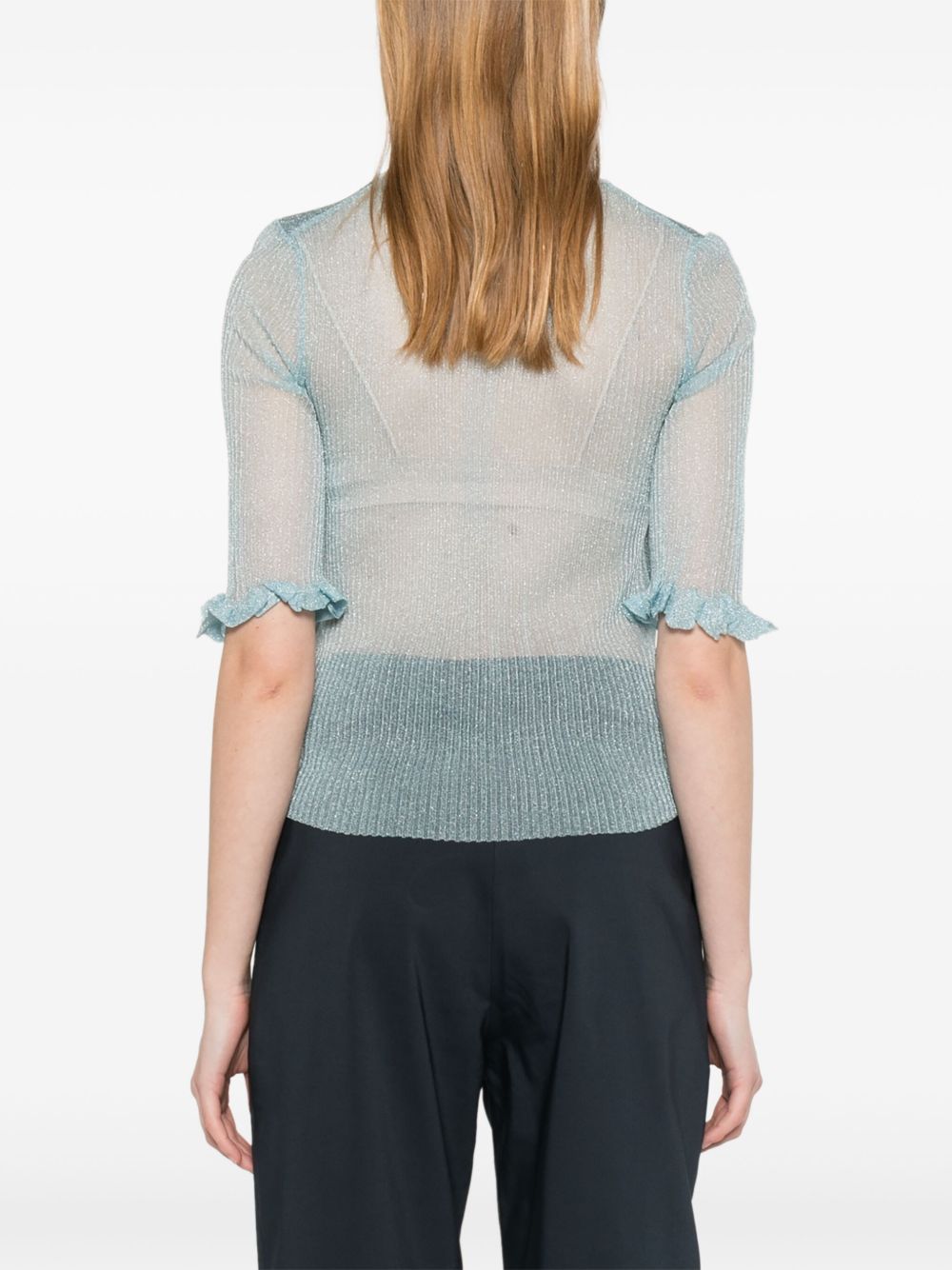 Ganni Bunny-detail top Ganni