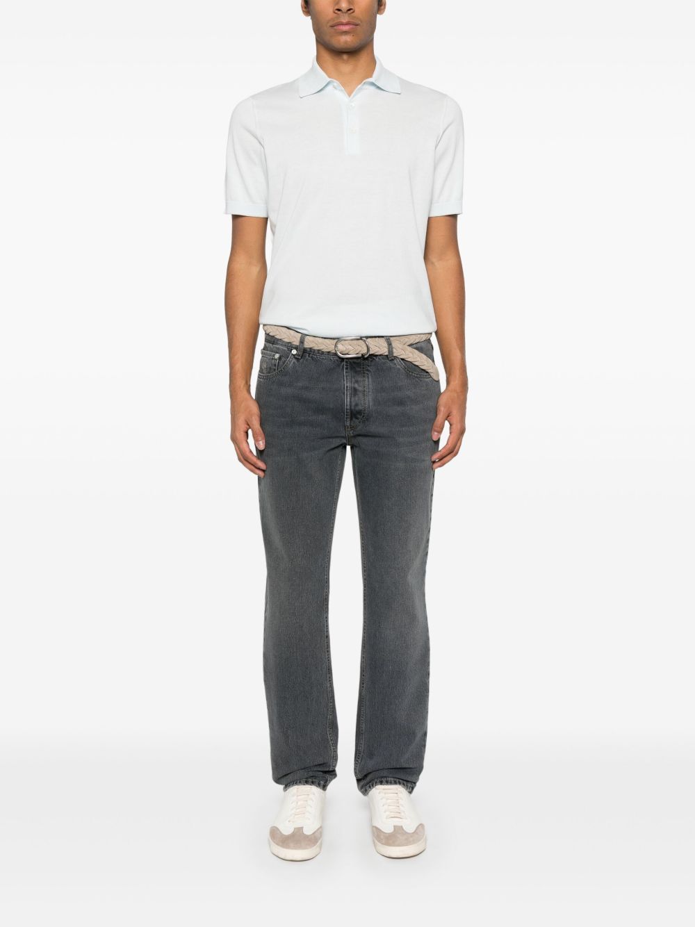 Brunello Cucinelli T-shirts and Polos Clear Blue Brunello Cucinelli