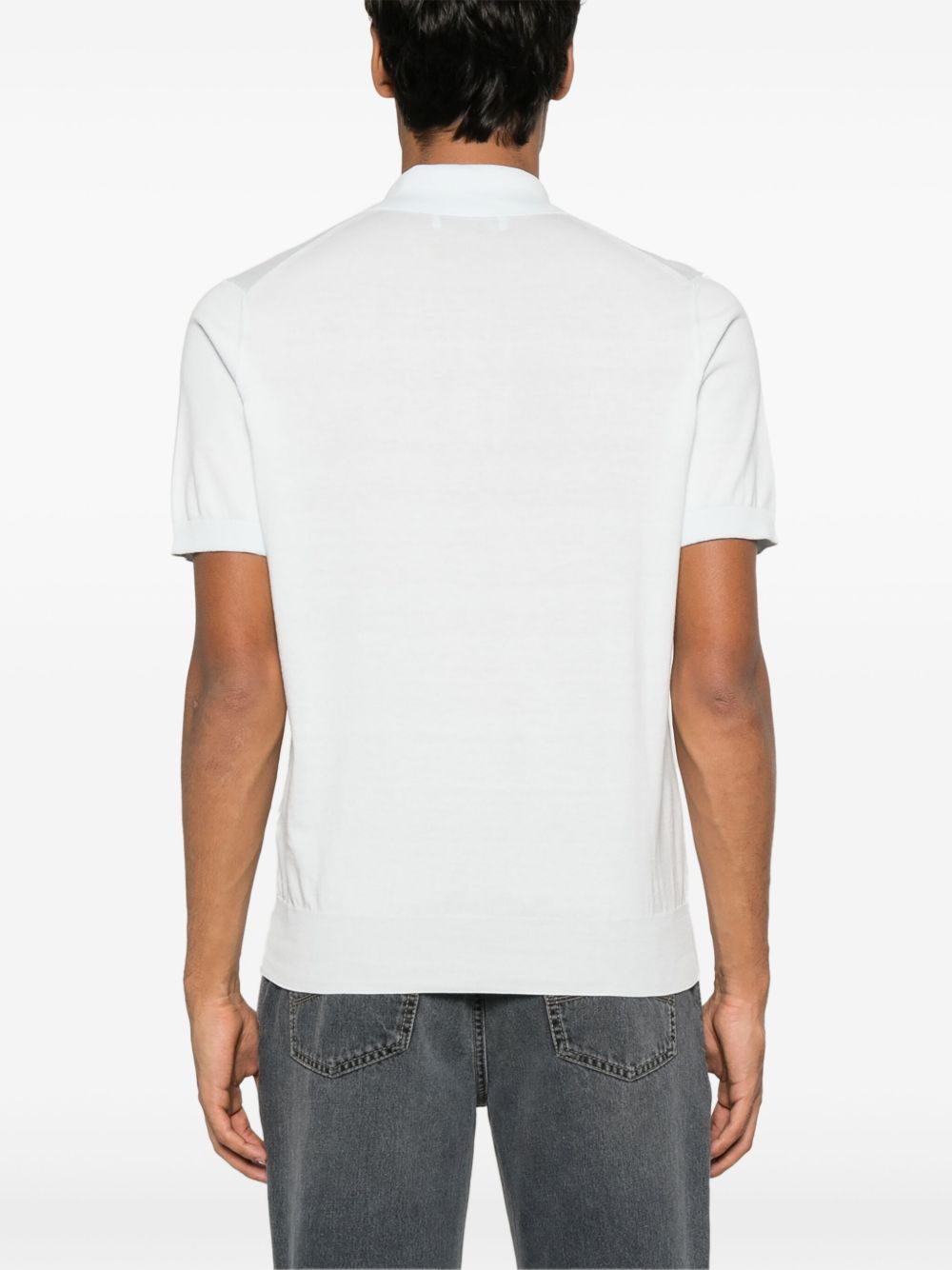 Brunello Cucinelli T-shirts and Polos Clear Blue Brunello Cucinelli