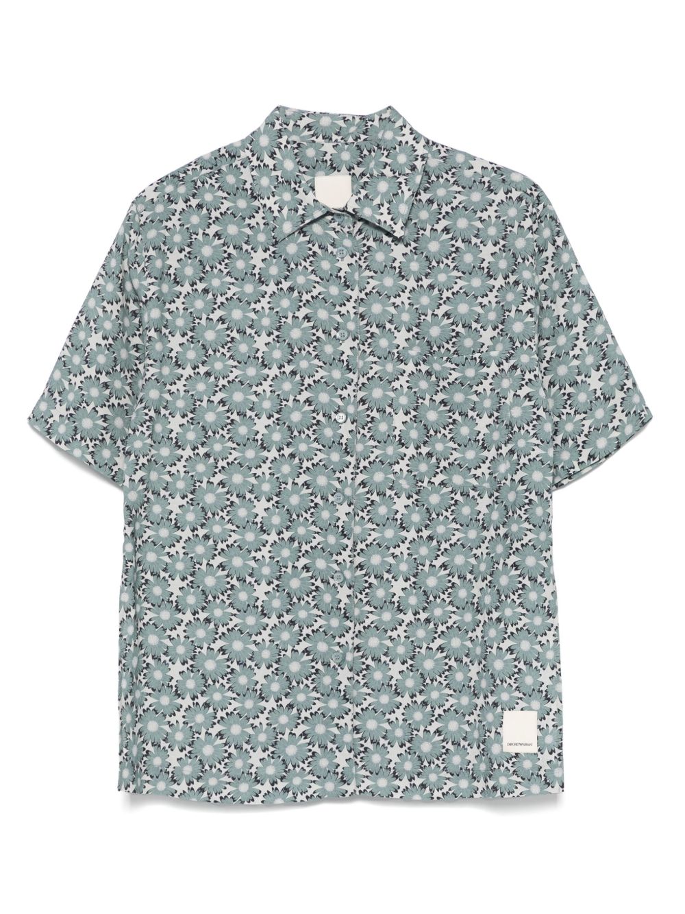Emporio Armani Shirts Clear Blue Emporio Armani