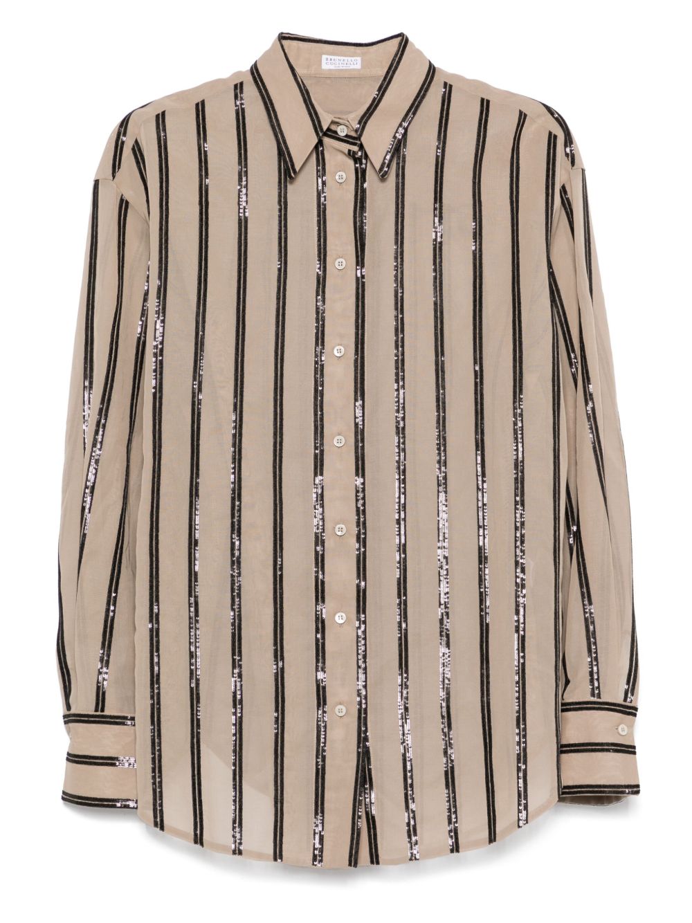 Brunello Cucinelli Shirts Brown Brunello Cucinelli