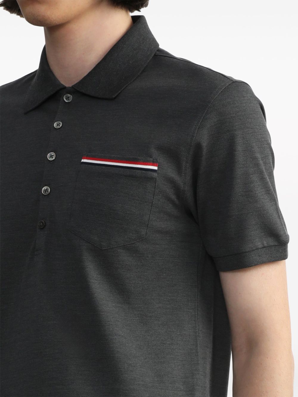 Thom Browne T-shirts and Polos Grey Thom Browne