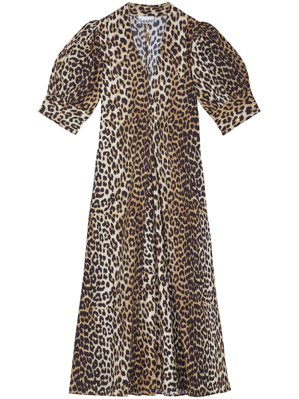 GANNI Dresses Brown Ganni