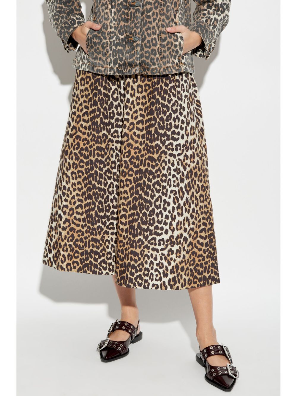 GANNI Skirts Brown Ganni