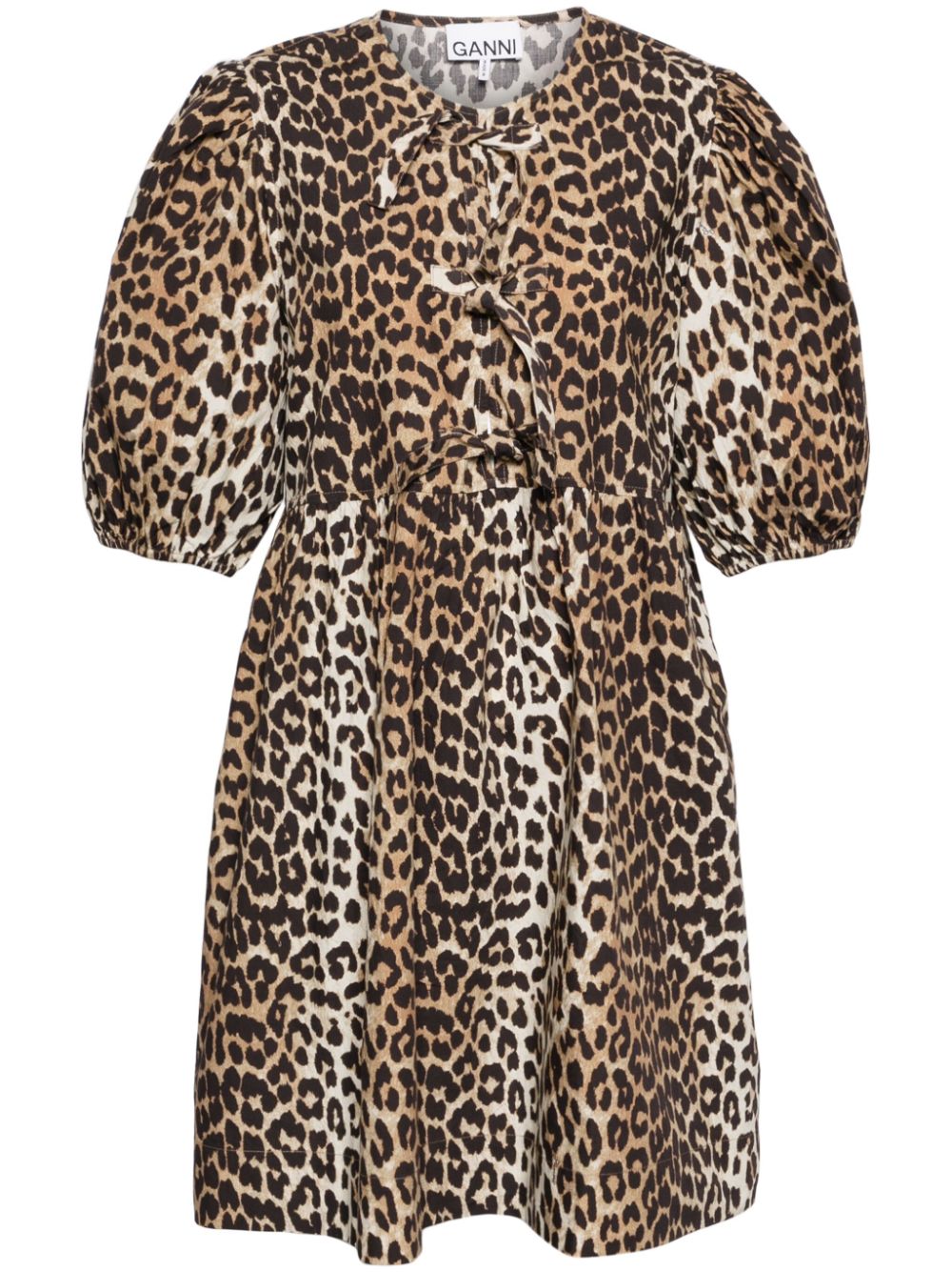 GANNI Dresses Brown Ganni