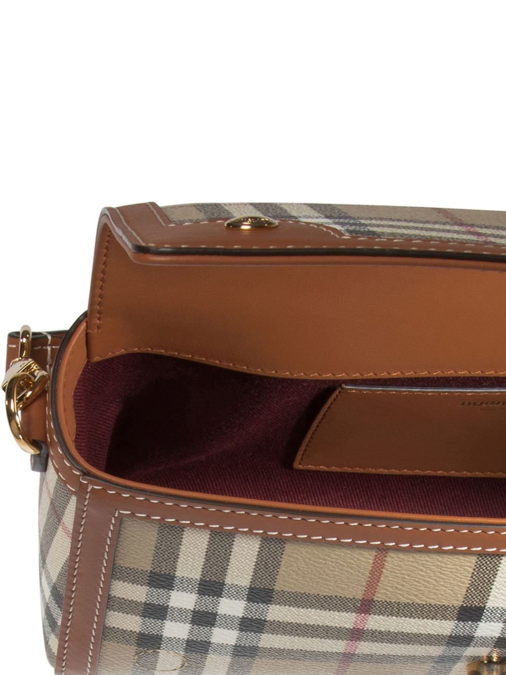 Burberry Checkered Tote Bag