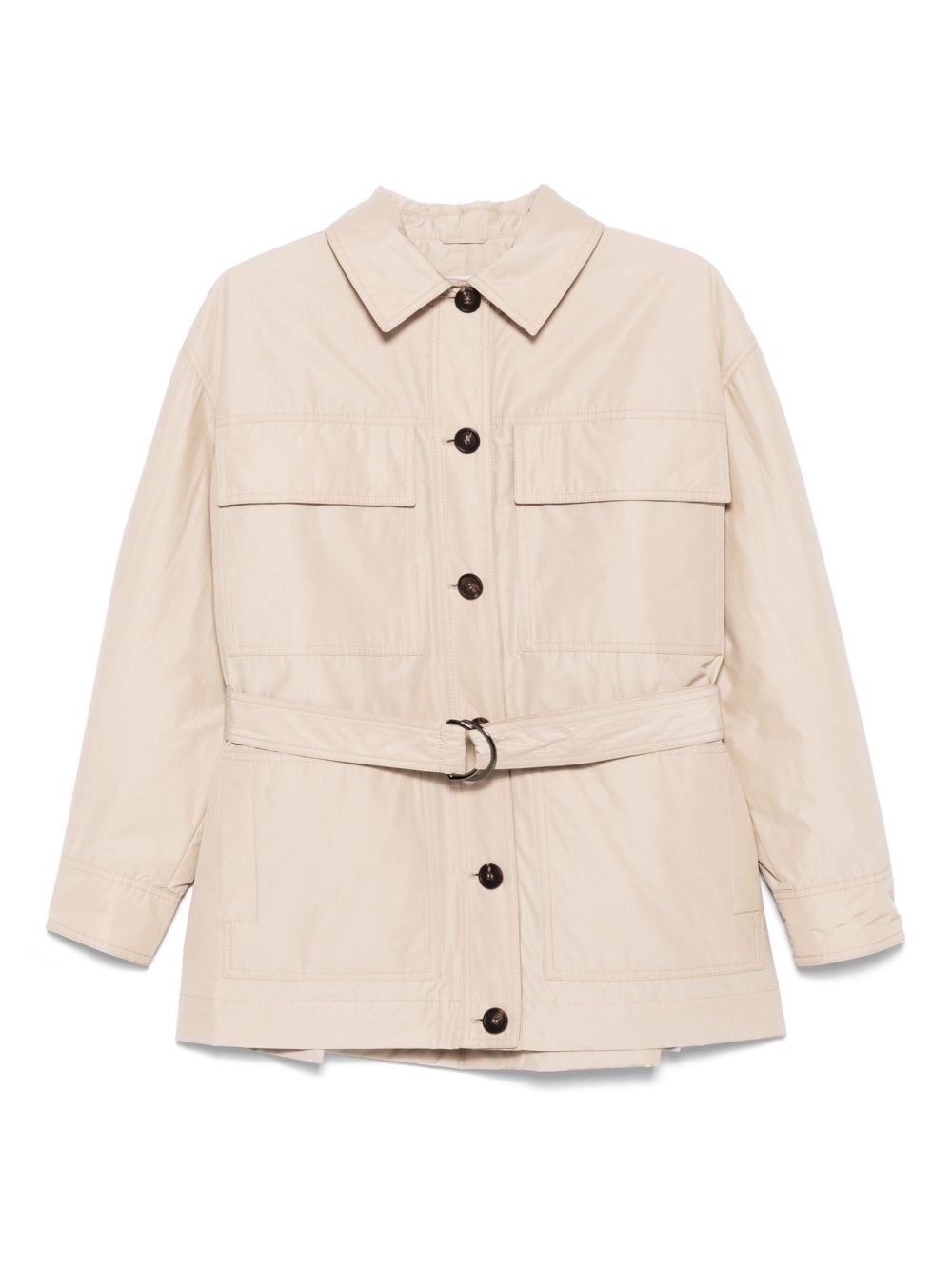 Brunello Cucinelli Coats Beige Brunello Cucinelli