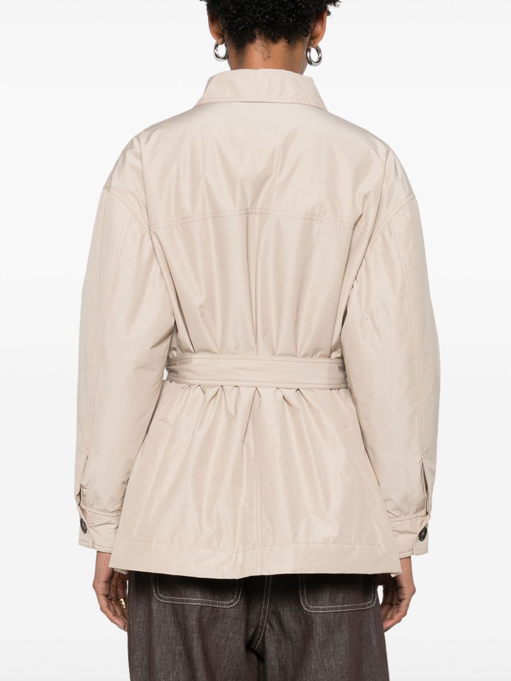 Brunello Cucinelli Coats Beige Brunello Cucinelli