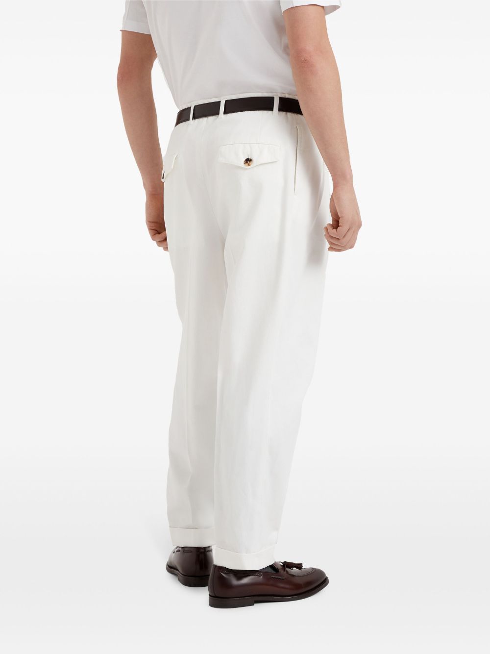 Brunello Cucinelli Trousers White Brunello Cucinelli