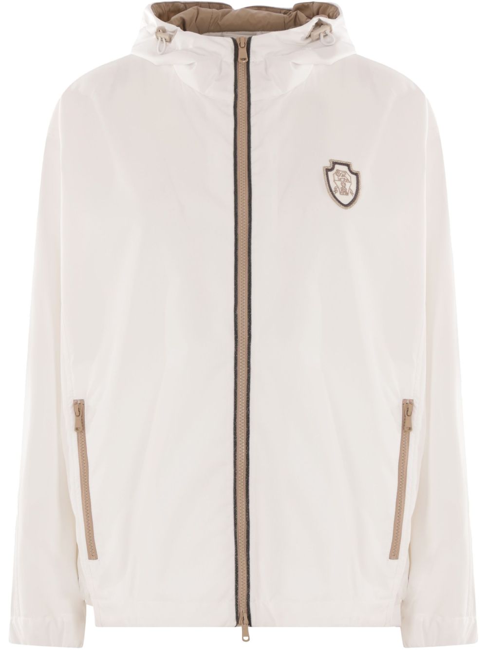 Brunello Cucinelli Coats White Brunello Cucinelli