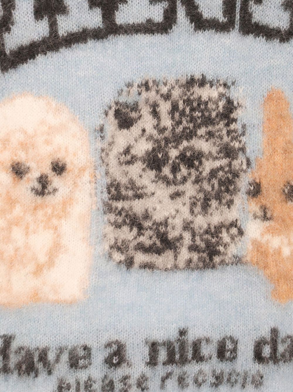 GANNI Sweaters Clear Blue Ganni