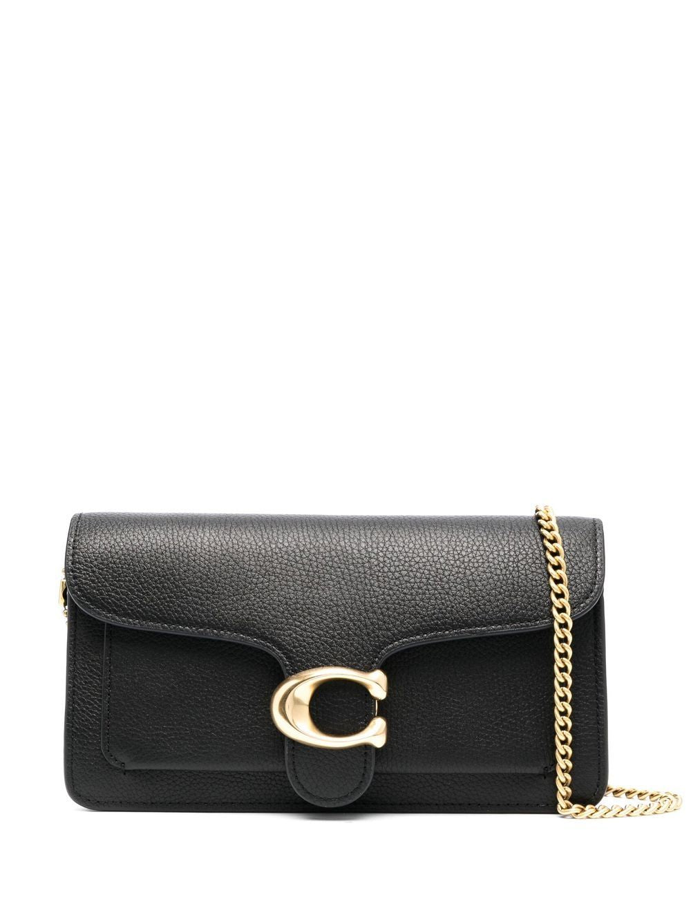 Coach Tabby chain leather clutch Coach