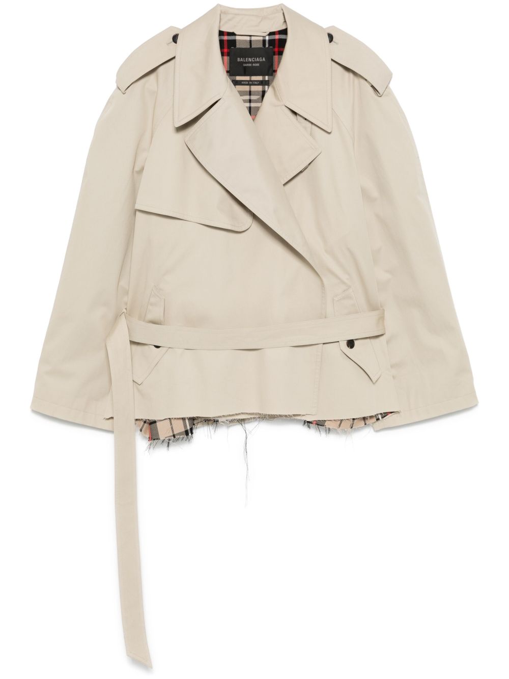 Balenciaga Coats Beige Balenciaga