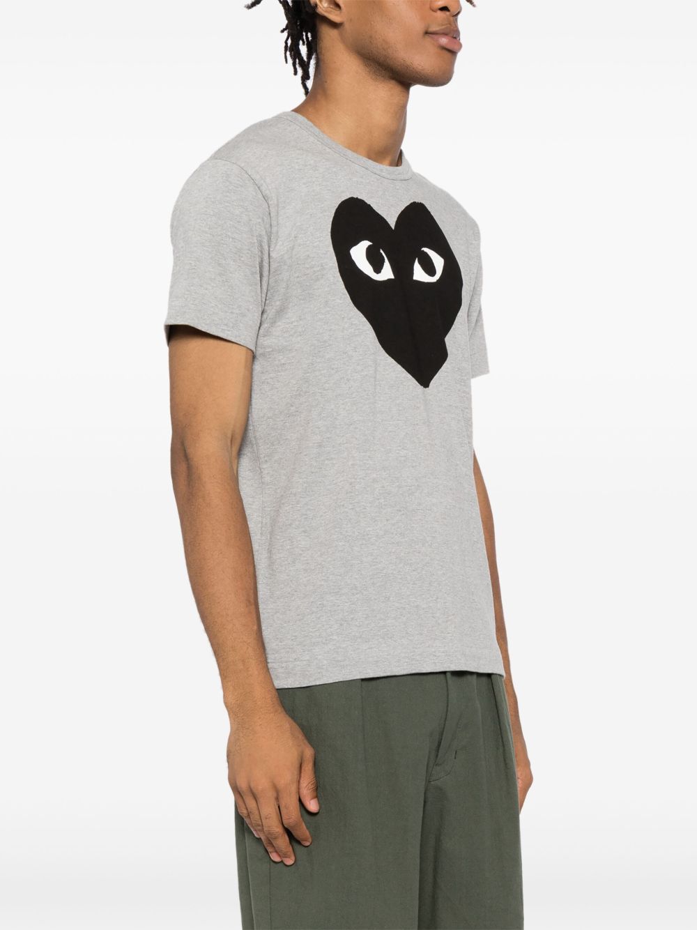Comme Des Garcons Heart-print T-shirt Comme Des Garcons