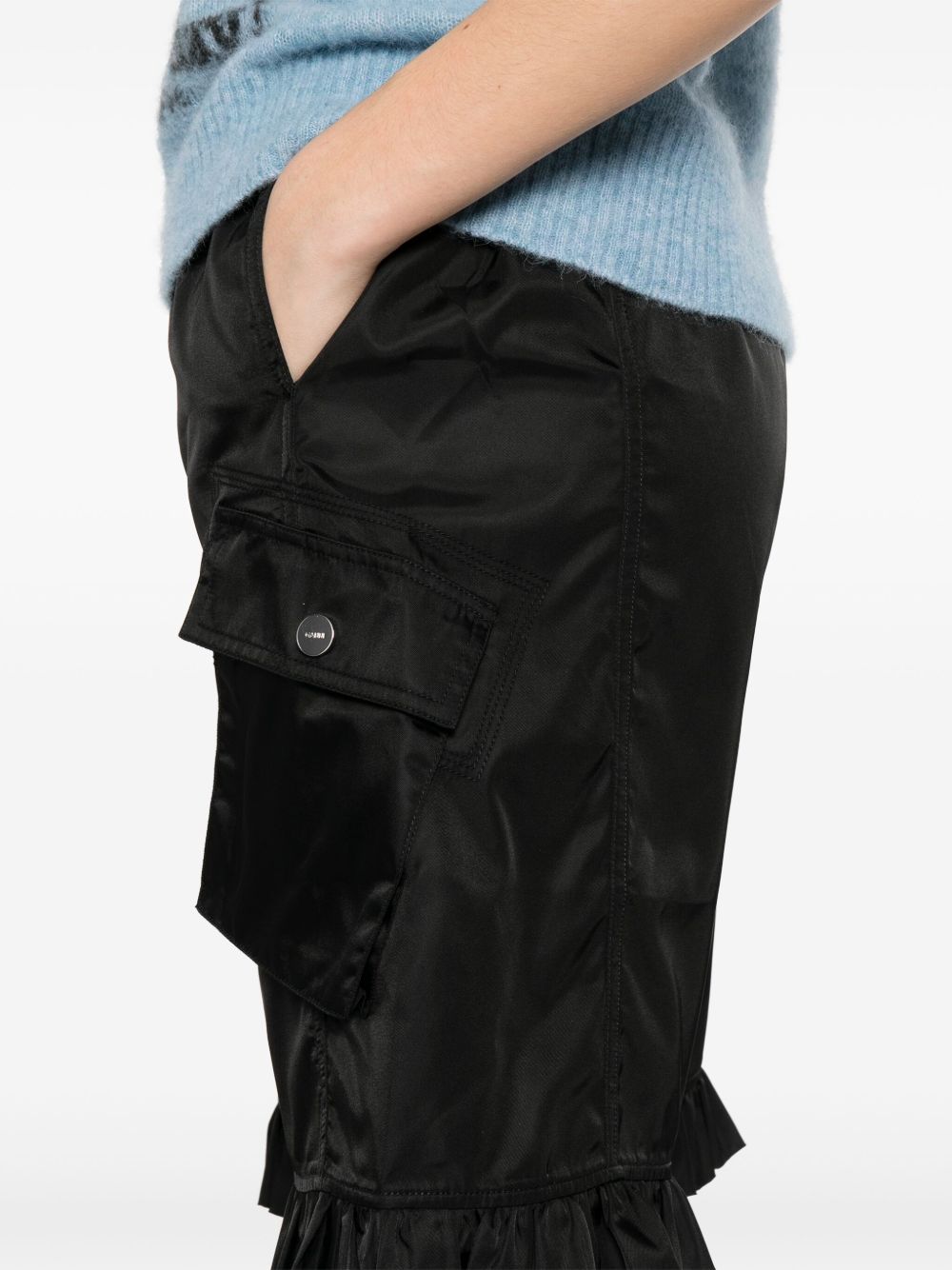 GANNI Shorts Black Ganni