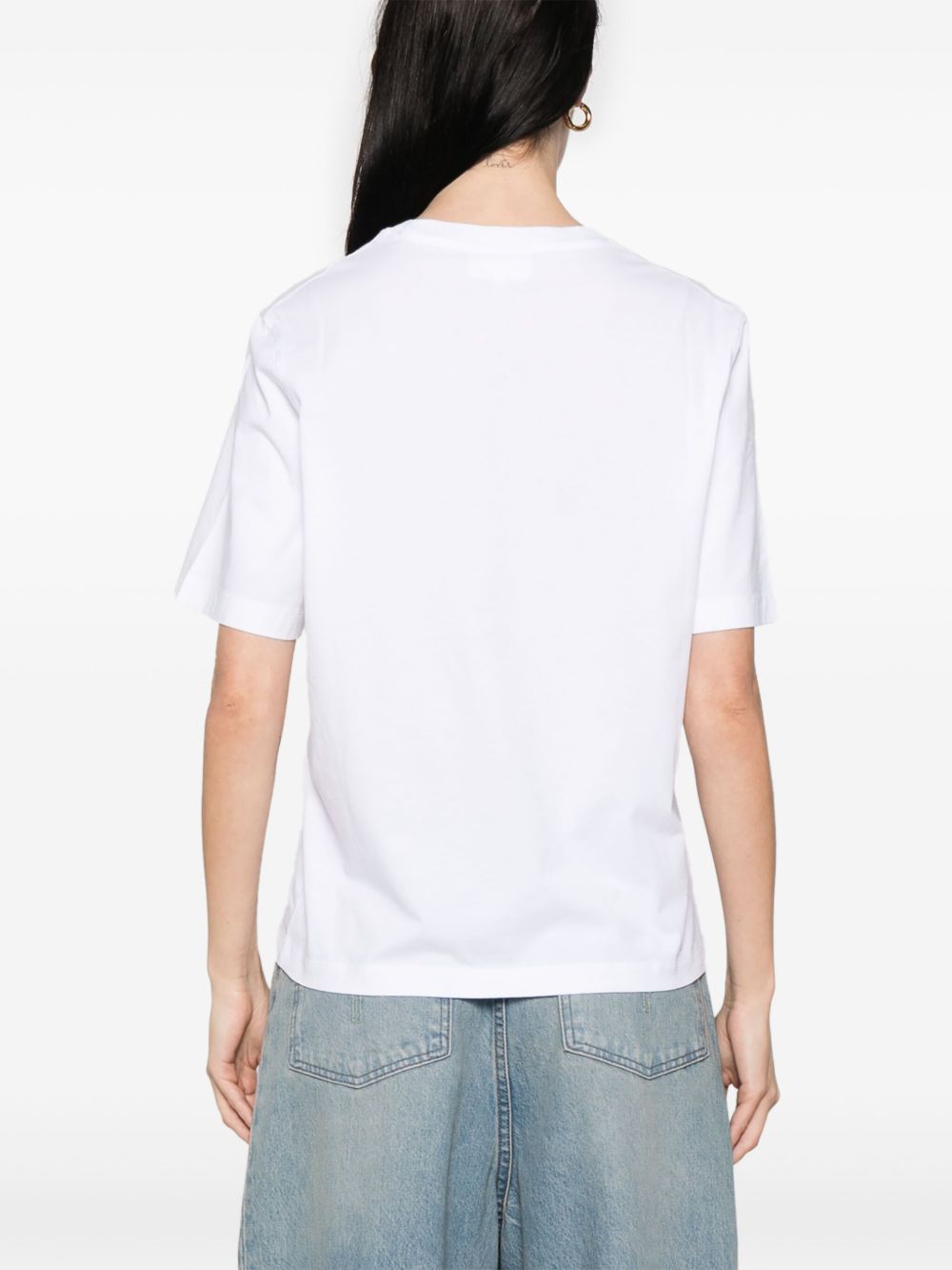 Maison Kitsuné MAISON KITSUNE' T-shirts and Polos White Maison Kitsuné
