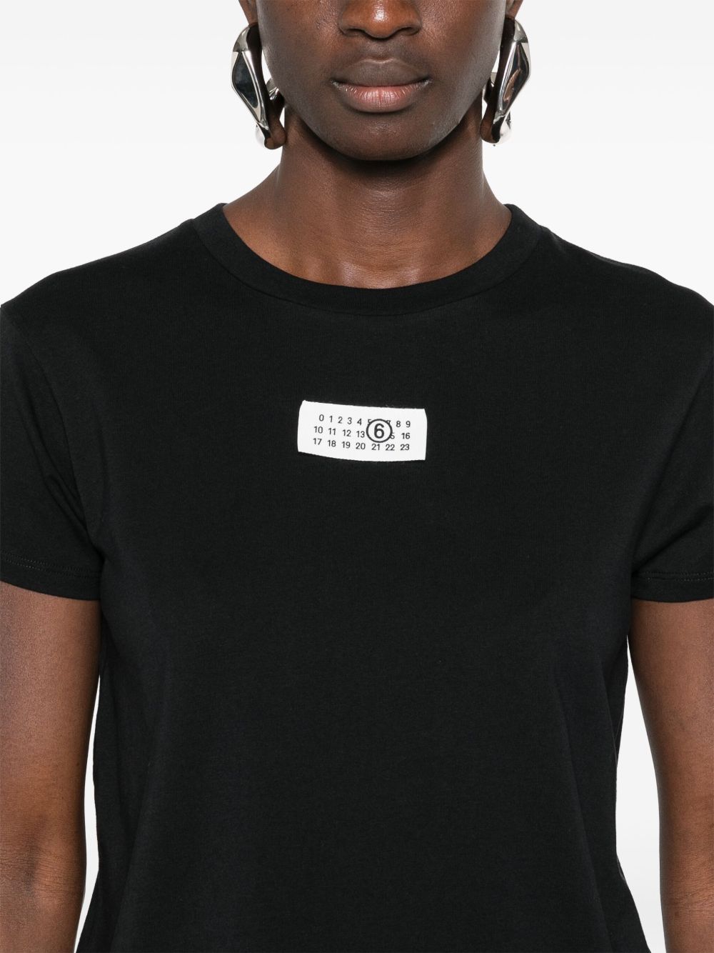 MM6 Maison Margiela T-shirts and Polos Black MM6 Maison Margiela 