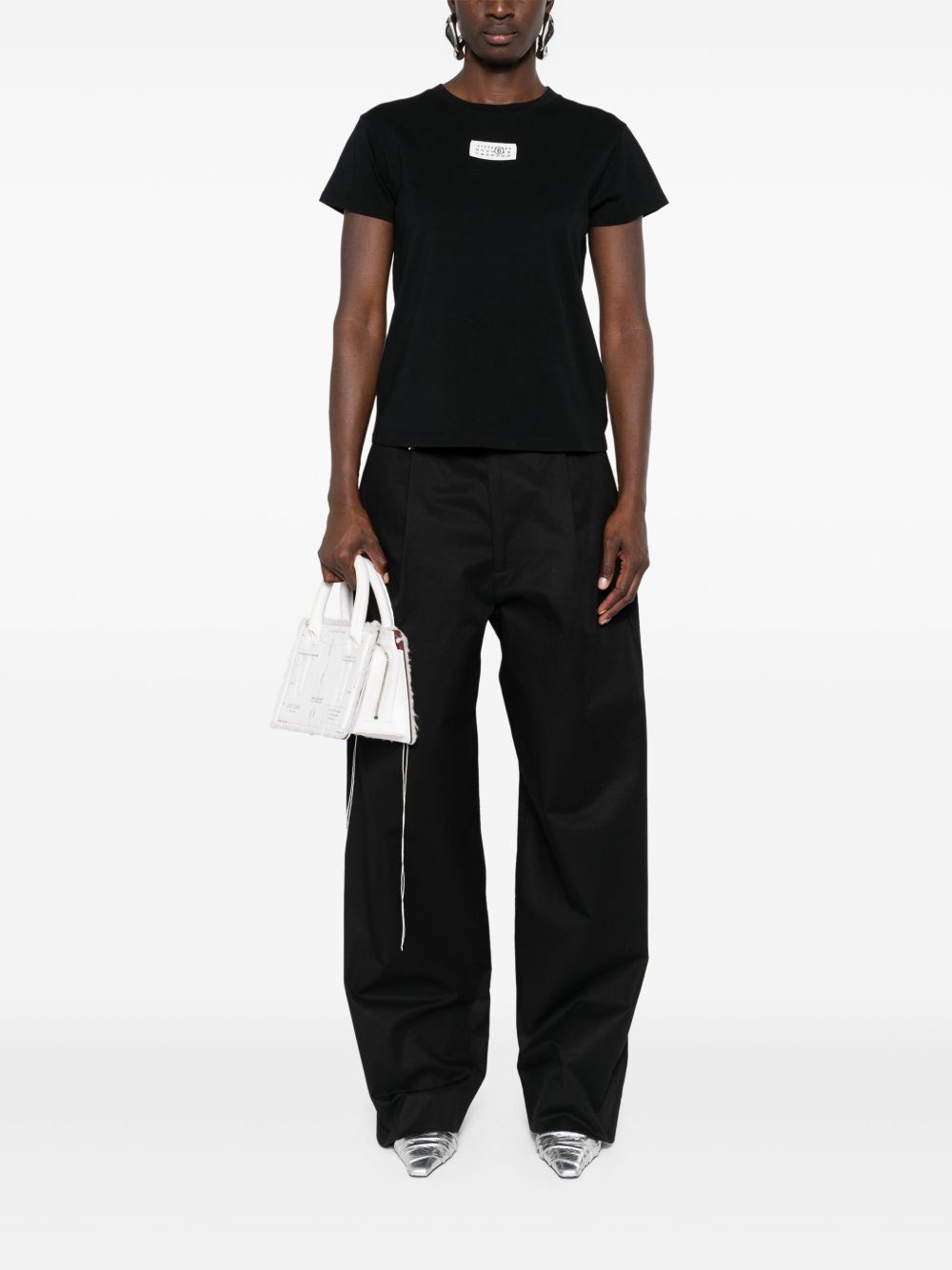 MM6 Maison Margiela T-shirts and Polos Black MM6 Maison Margiela 