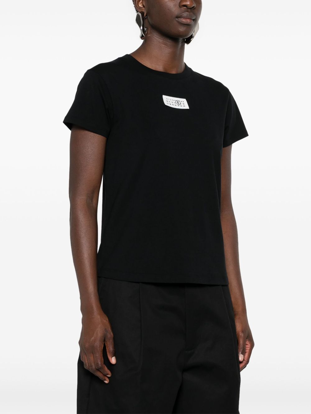 MM6 Maison Margiela T-shirts and Polos Black MM6 Maison Margiela 
