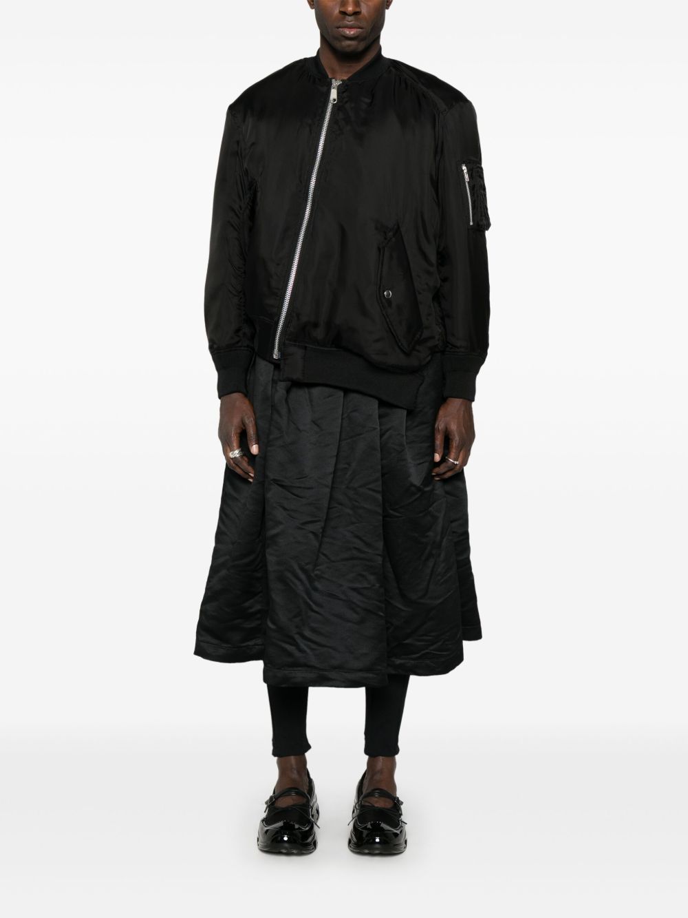 Comme Des Garcons Reversible asymmetric bomber jacket. Comme Des Garcons 