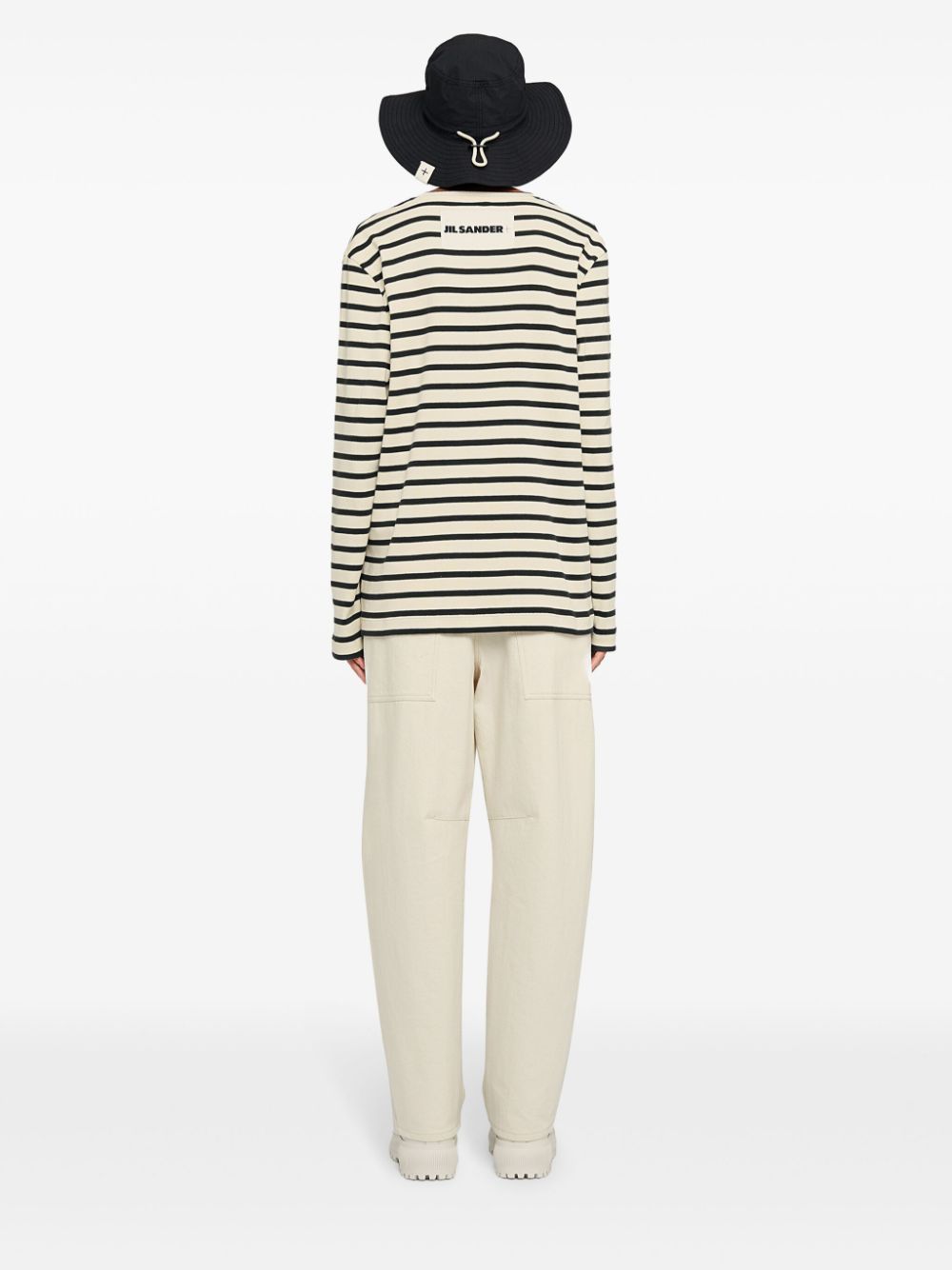 JIL SANDER PLUS T-shirts and Polos White Jil Sander Plus