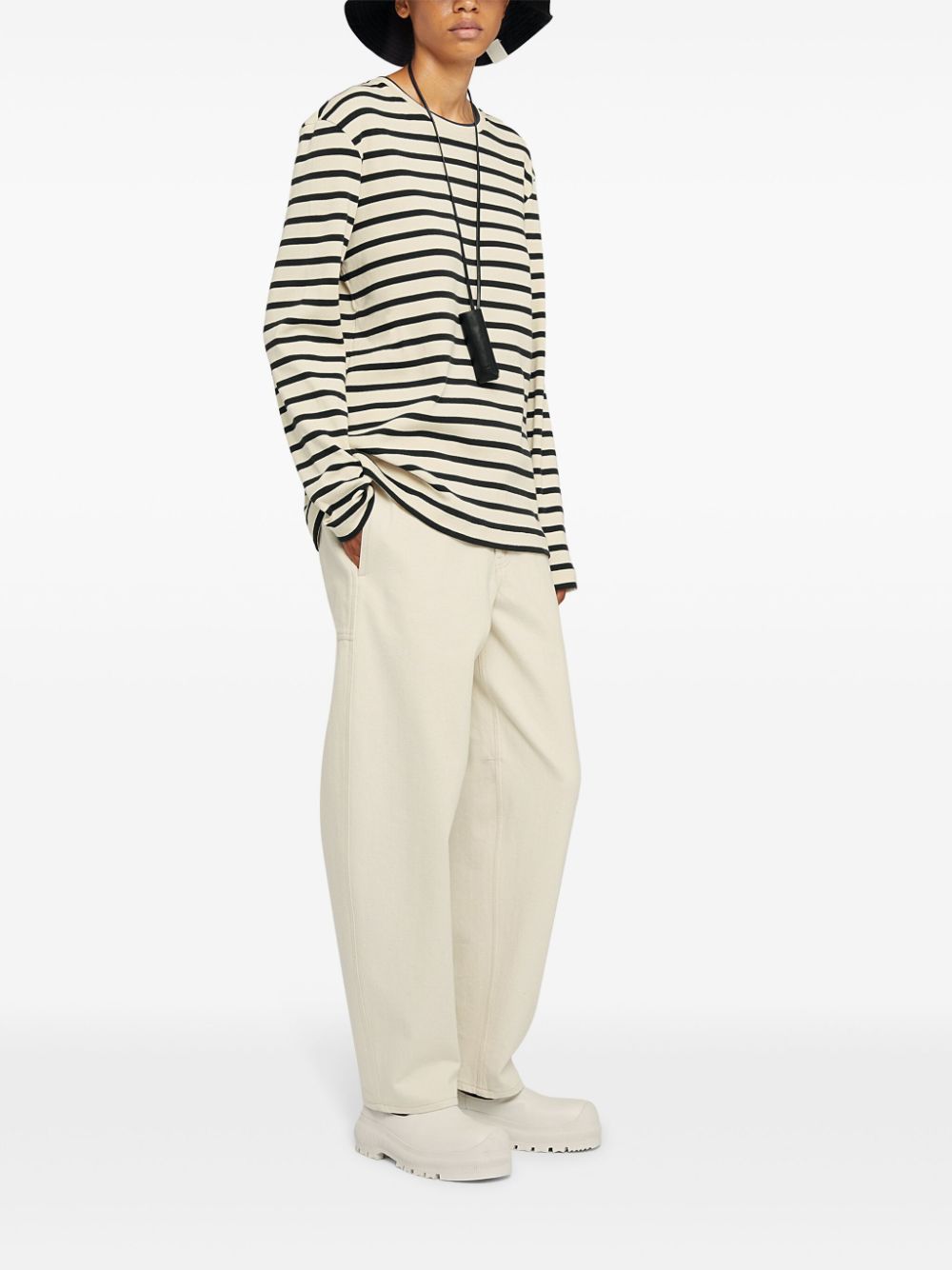 JIL SANDER PLUS T-shirts and Polos White Jil Sander Plus
