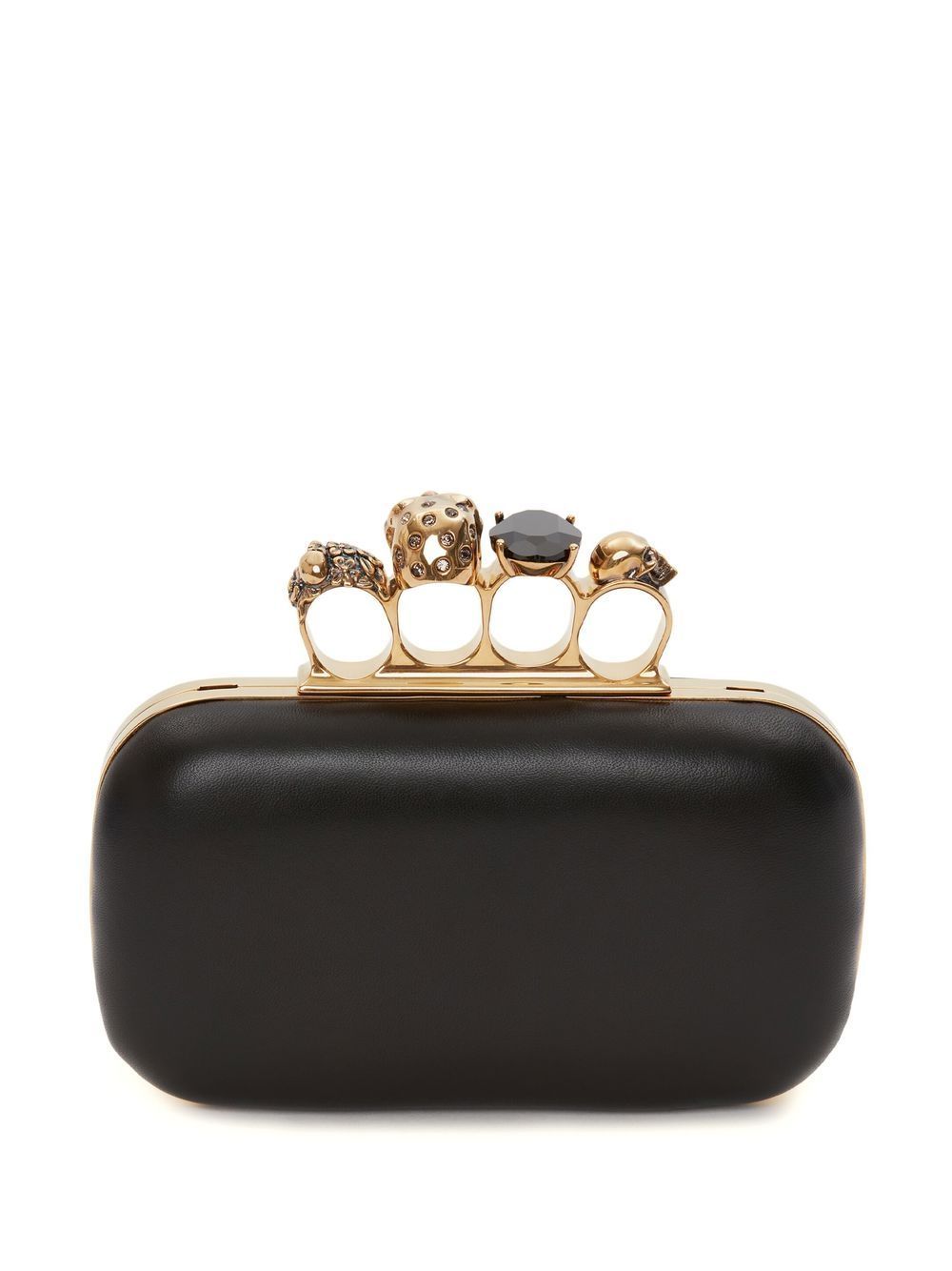 Alexander McQueen Knuckle chain clutch - Gallerias