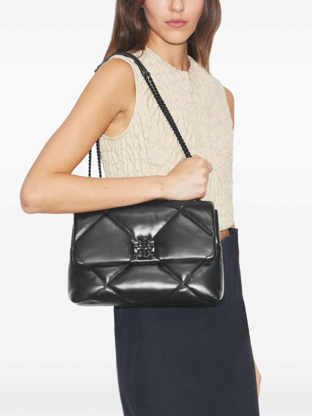 Tory Burch Kira Small Shoulder Bag with Diamond quilting Tory Burch