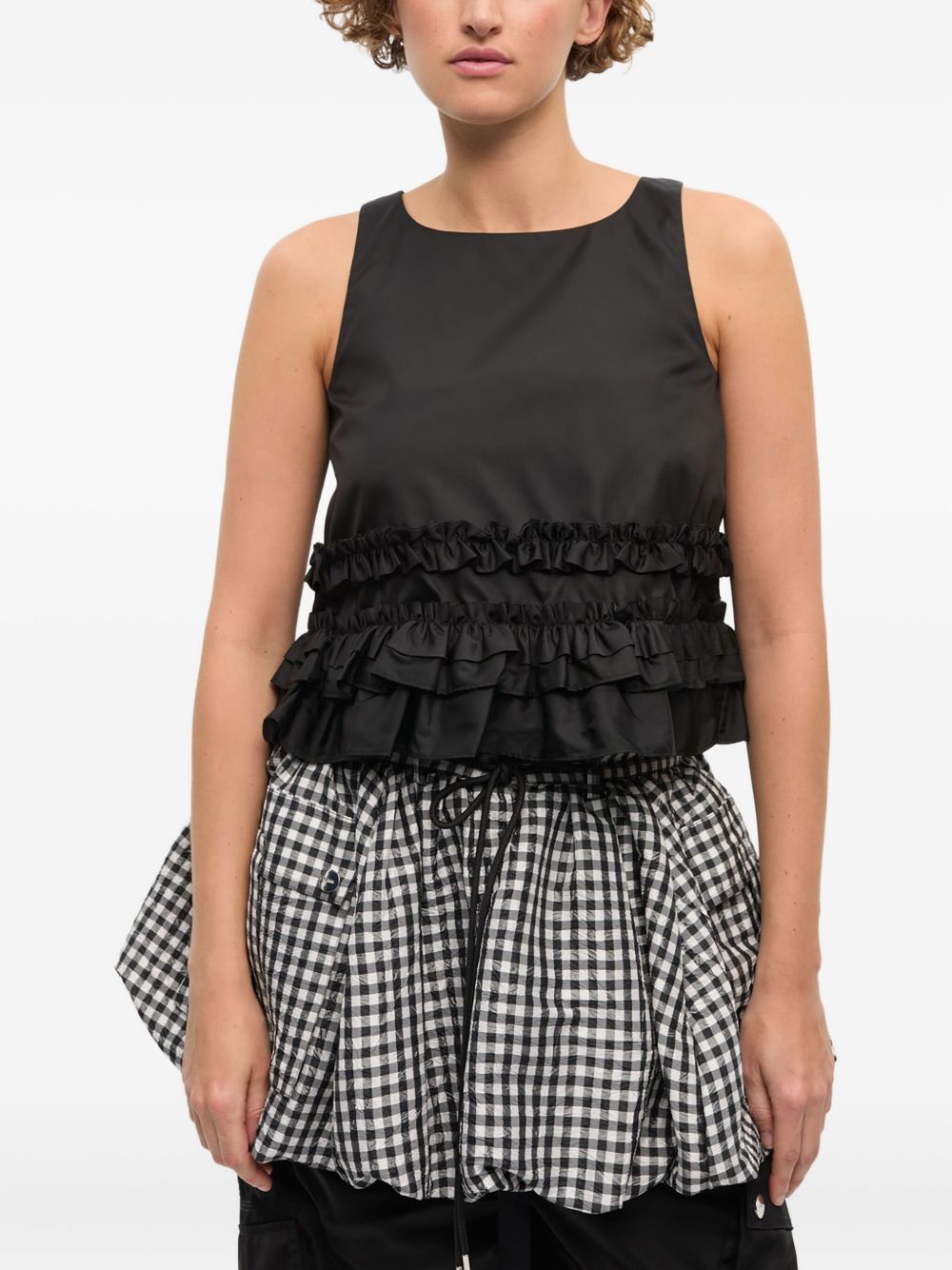GANNI Top Black Ganni
